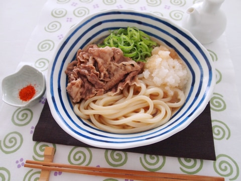 肉おろしうどん